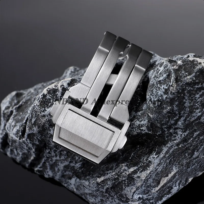 

Безопасные складные пряжки-бабочки для часов, 20 мм, 22 мм, резиновый кожаный ремешок для часов, металлическая складная пряжка, застежки из нержавеющей стали 316, кнопка
