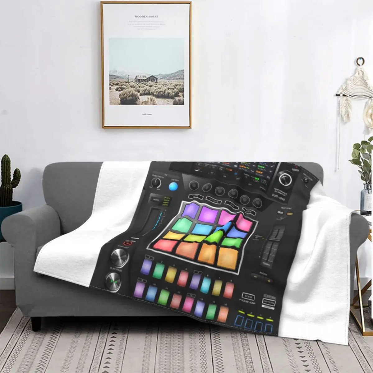 Pioneer Dj Blanket Winter Fashion Anti-Pilling Skin Friendly Decorative Sofa