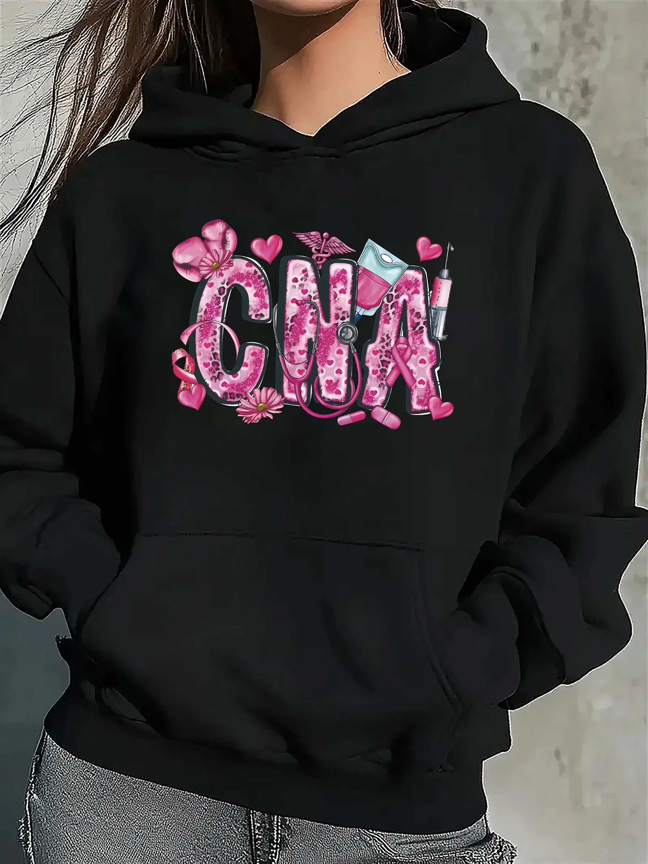 

Graphic Printing Autumn and Winter Pure Cotton Men's and Women's Hoodies Outdoor Street Sports Training Brand Trendy Clothing