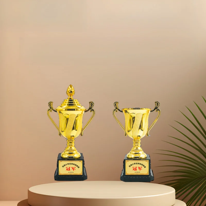

Customized trophy plastic football for kindergarten competition, students, children, primary school students, sports meeting