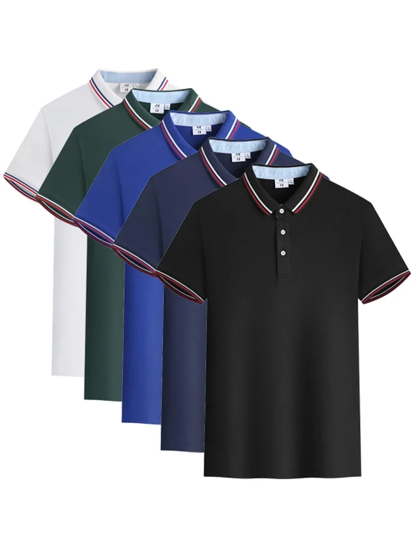 Quick Dry Men Breathable Polo ShirtsHigh Quality Outdoor Sports TopsCasual Fashion BusinessFashion Streetwear Summer