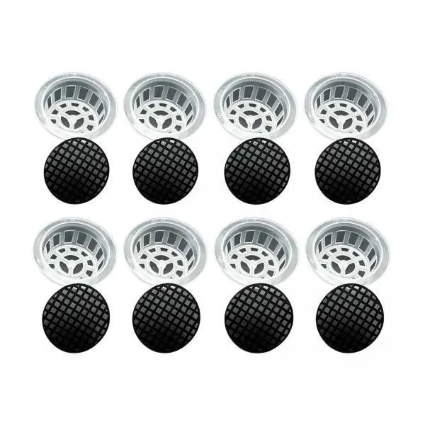 Hydroponic Pots Net Cups Slotted Grow Baskets Plastic Stackable Planting Containers for Balcony Herb Gardens