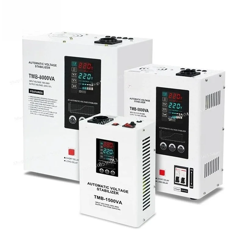Hot-selling single-phase 1000VA 3000VA 5000VA 8000VA regulator AC 220V avr automatic regulator