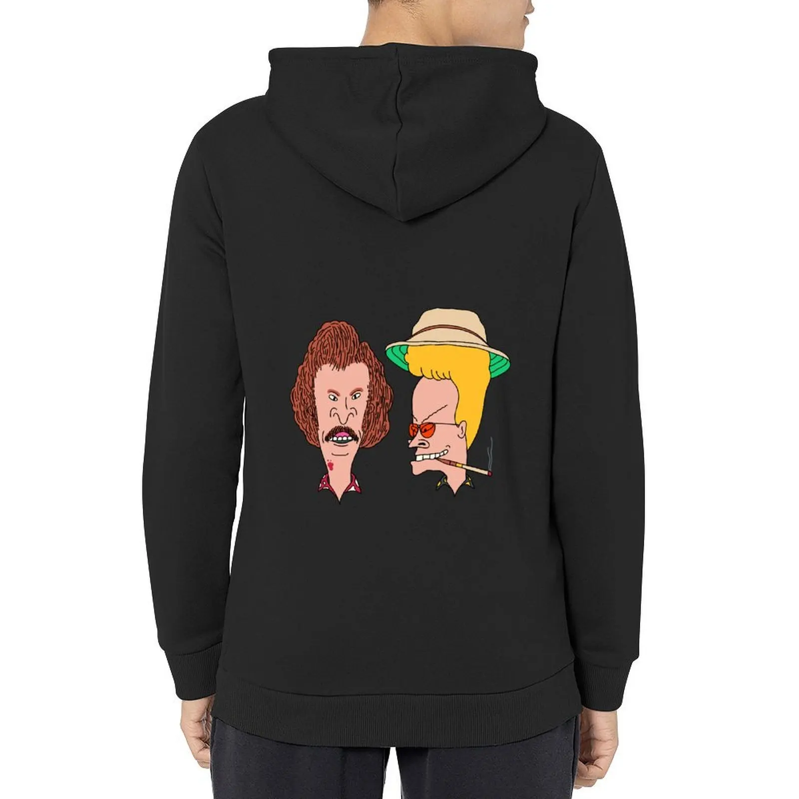 

Beavis and Butthead in the style of Fear and Loathing in Las Vegas Hoodie mens clothes fashion men hoodie for men