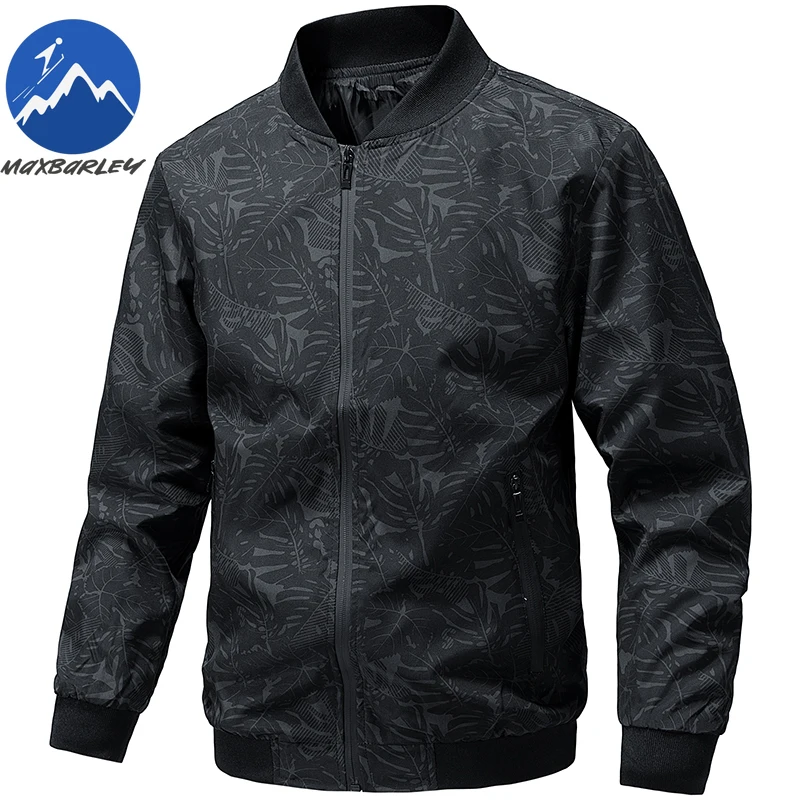 

Мужская куртка 2026, тонкое ветрозащитное пальто для работы на открытом воздухе, модный бейсбольный воротник, самосовершенствование, весна-осень, повседневная мужская верхняя одежда