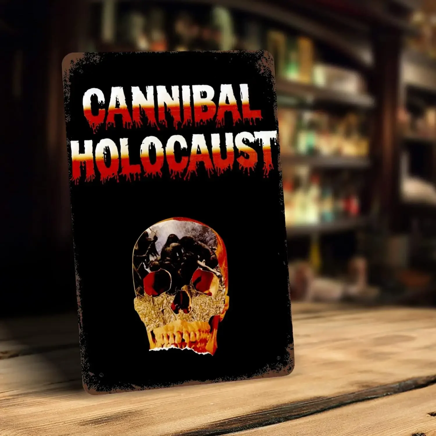 cannibal holocaust poster Metal Signs wall decor Vintage Tin Signs Captain Metal Poster Decor for Bar Pub Club Wall Decoration