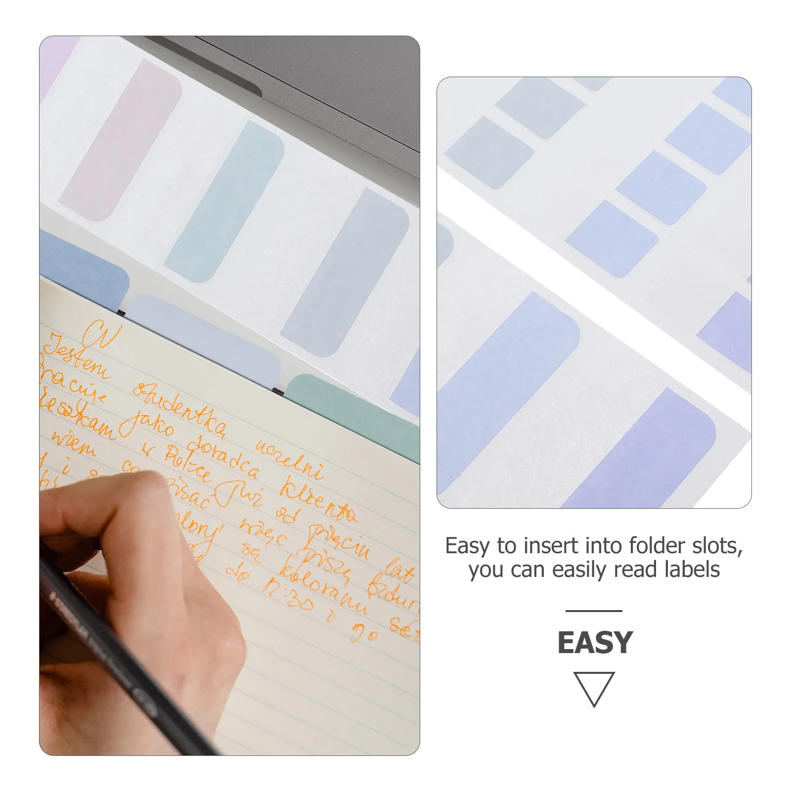 300Pcs Sticky Tabs Adhesive Colorful Page Markers for Books Files Notebooks Office Supplies Sticky Tabs for Notebooks