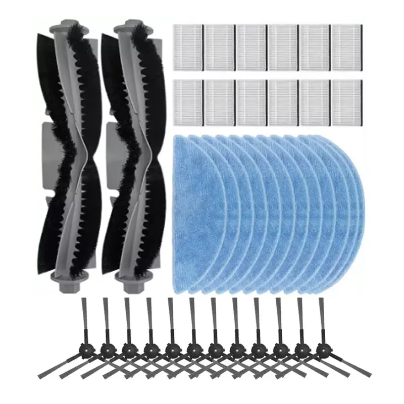 baohao For Cecotec Conga Y50 X-Treme / Y50 for Conga Y70 Genesis / Y70 Vacuum Main Side Brush HEPA Filter Mop Cloth Accessories