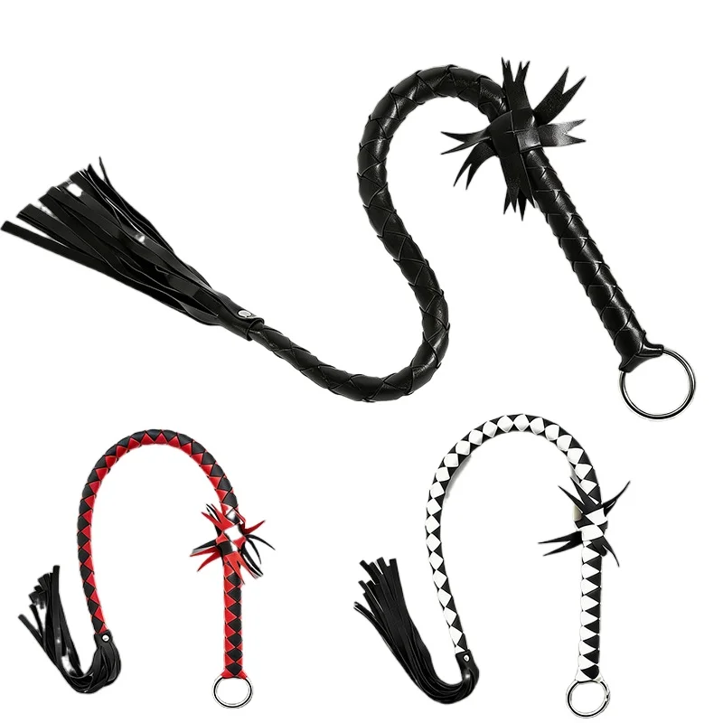 Sex Toy For Couple PU Leather Spanking Paddle Clap Slap Flap Pat Whip Lash Flog Beat On Adult Slave Cosplay Game