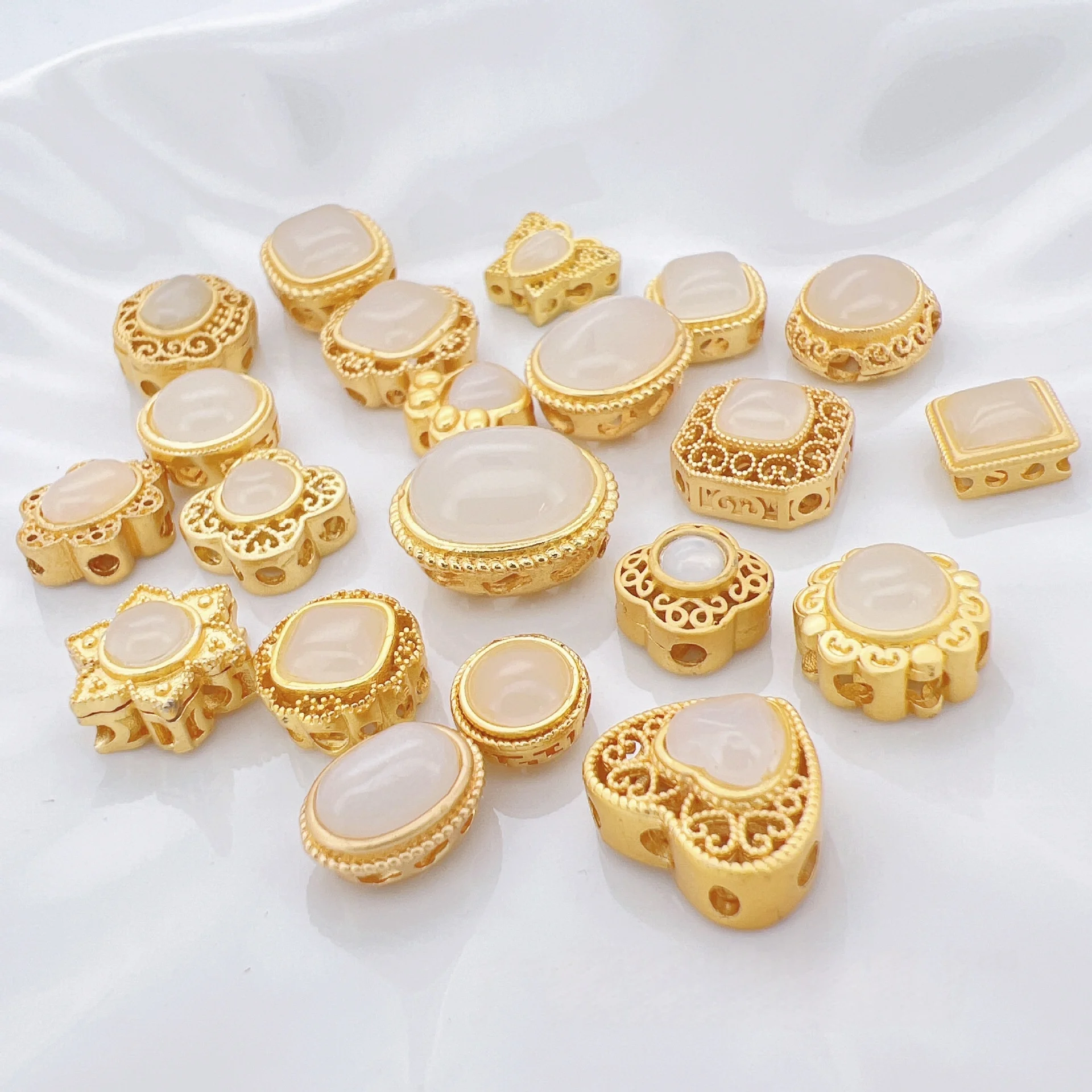 7pcs Jewelry Making Accessories Spacer Beads Beaded Handmade DIY Pearl Bracelet Necklace Jewelry Making Accessories Wholesale