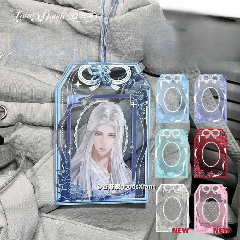 Sweet Ribbon Amulet PVC Photocard Holder for 3 Inch Polaroid Clear Protective Case for Display Ita Bag Hanging Pouch Charm