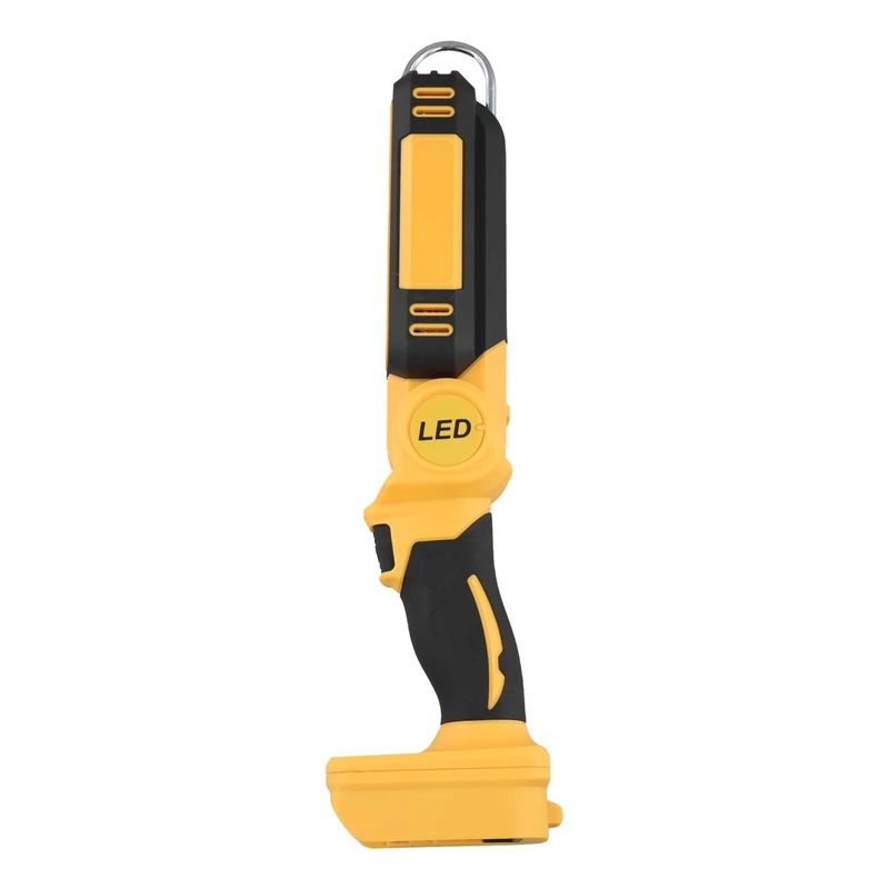 Outdoors Electric Highlight Adjustable Brightness Folding LED Work Light Multifunction For Dewalt 18V 20V Battery