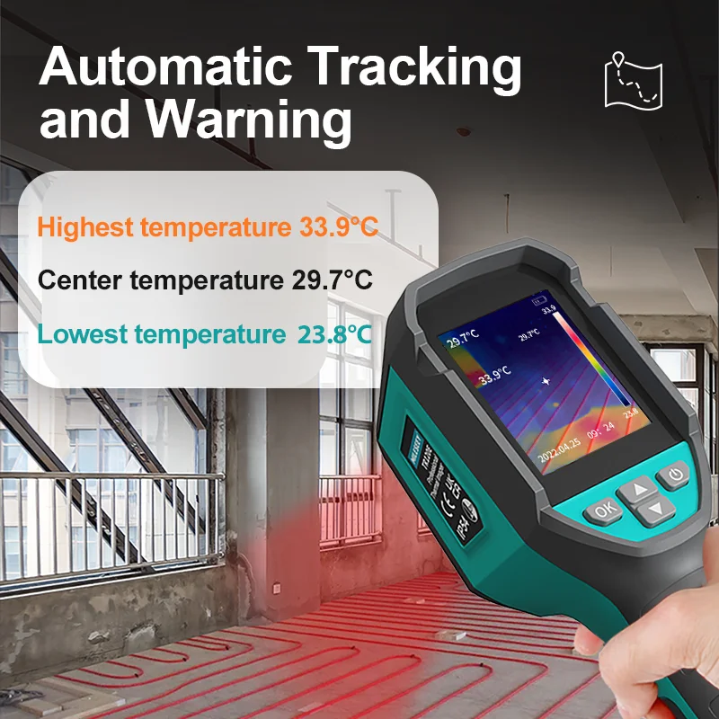 MILESEEY TR120E 120x90 ,for Leak Detection,Measuring Temperature,Find Animals,Electronics Repair,Pipeline Detection