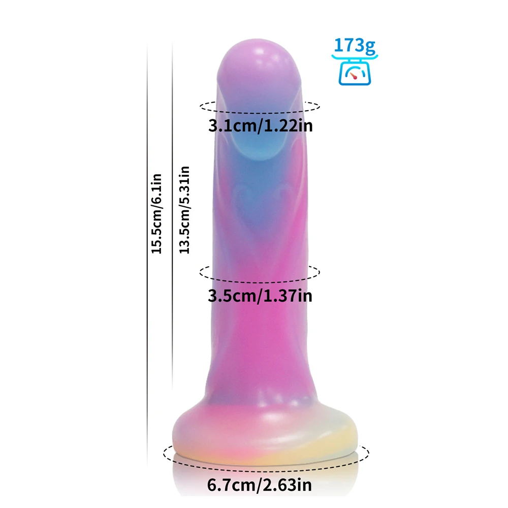 Fluorescent Dragon Dildo Huge Luminous Dildos for Woman Silicone Suction Cup Dog Anal Plugs Masturbator Sex Toys for Couples