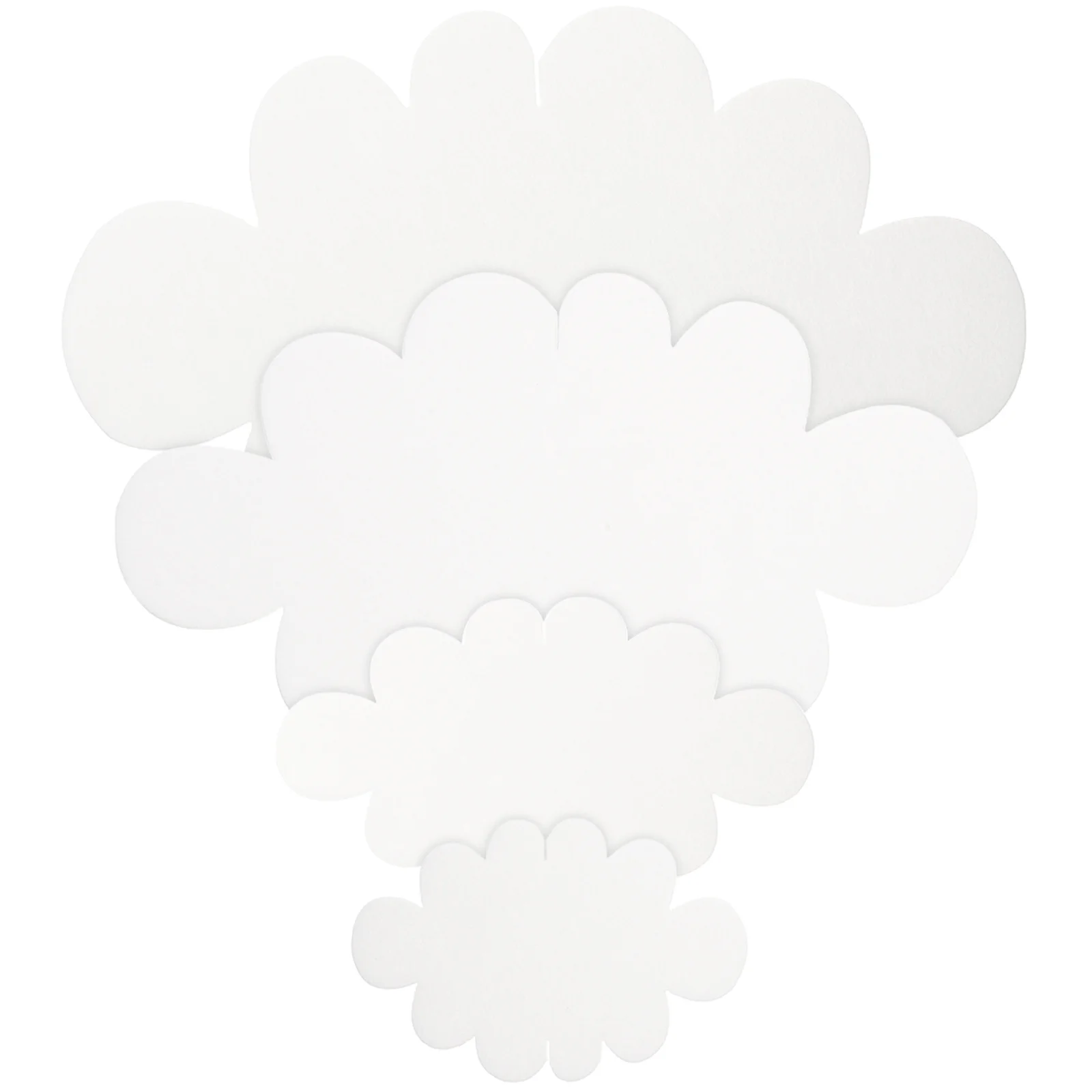 

1Set Clouds Craft Pendant Small Compact Hanging Ornament Decorative Home Party Festival Birthday Supplies 3D Felt Clouds