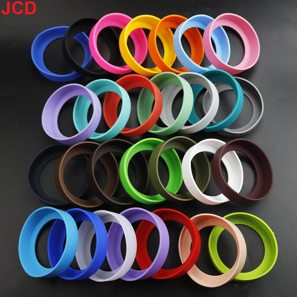 JCD1pcs 8CM Silikon Tasse Untere Abdeckung Anti-skid Wasser Tasse Schutzhülle Untere Unterstützung Anti Verbrühen Runde Tasse abdeckung Tasse Pad – Detail 7