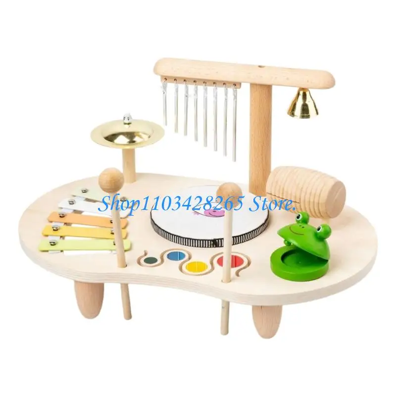 Musical Beating Drum Percussion Toy For Children Auditory Sensory Development G2TE
