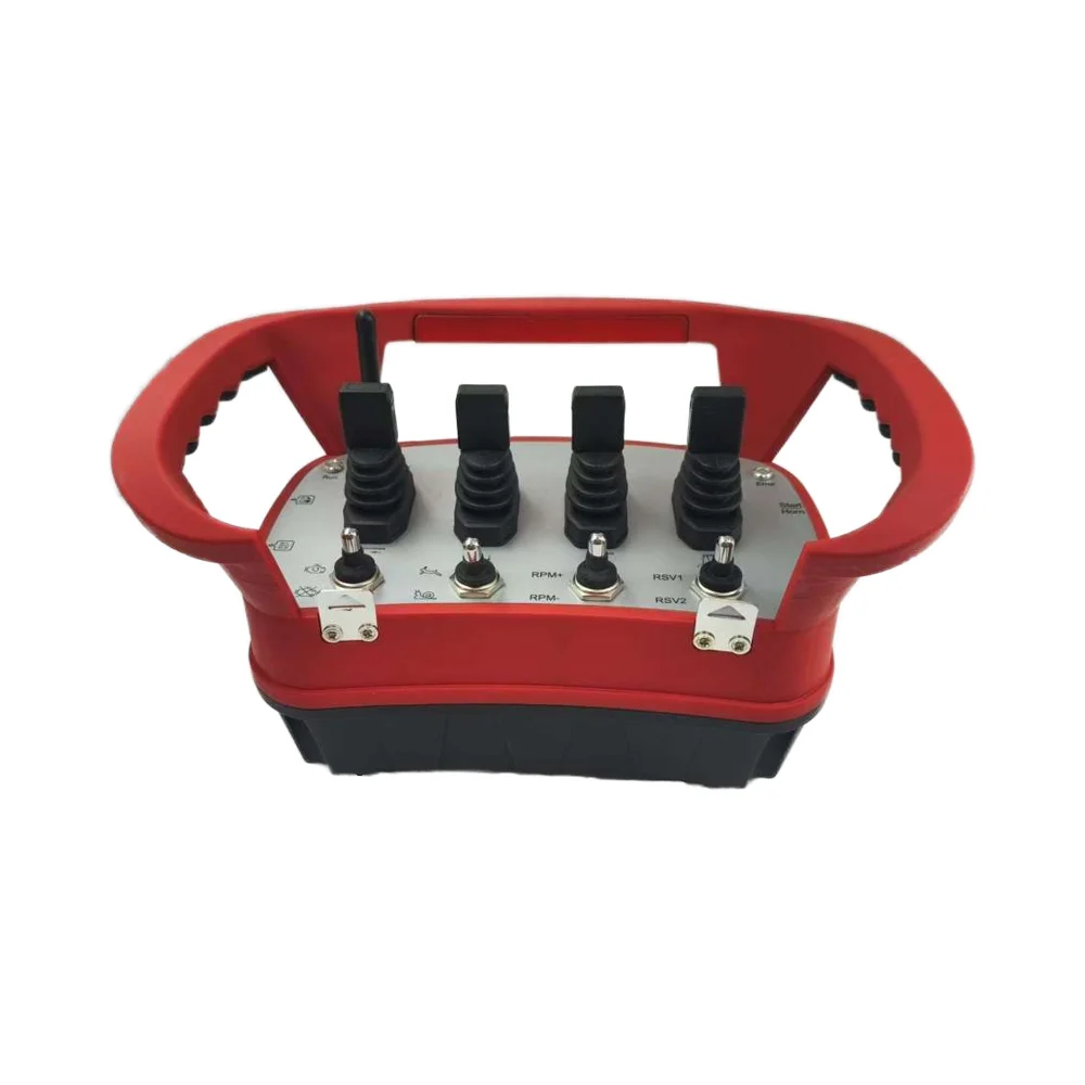 DOMAN Industrial Crane Radio Remote Control Kits Fixed Code Waterproof 12V/24V Hydraulic Joystick Proportional Valves