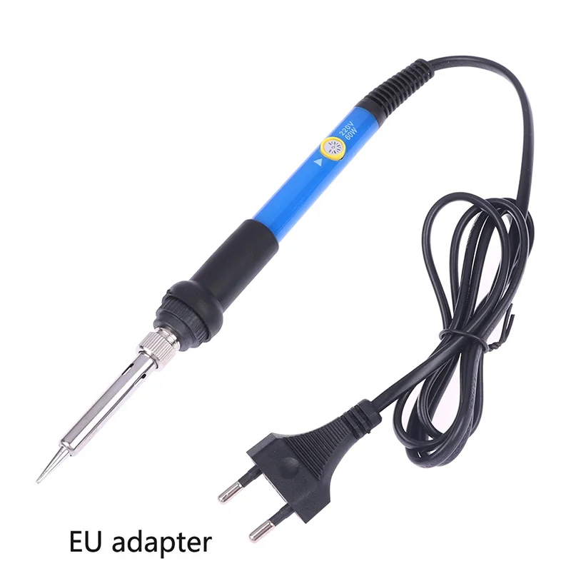 60W US EU AU UK Plug Soldering Iron Adjustable Tempertature Electric Solder Iron Welding Solder Heat Pencil Welding Repair Tools