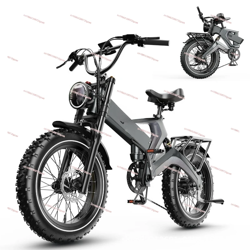 

Zhengbu folding electric bicycle helps off-road shock-absorbing magnesium alloy electric vehicle