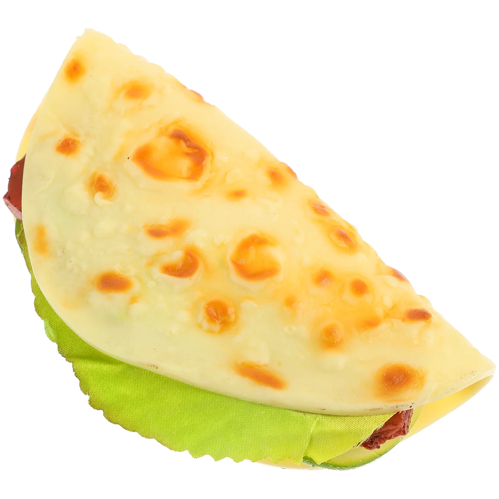 

Simulated Pancake Hand Taco Model Food Breakfast Shooting Decorative Display Props (meat Vegetable Pie) Artificial Fake Dessert