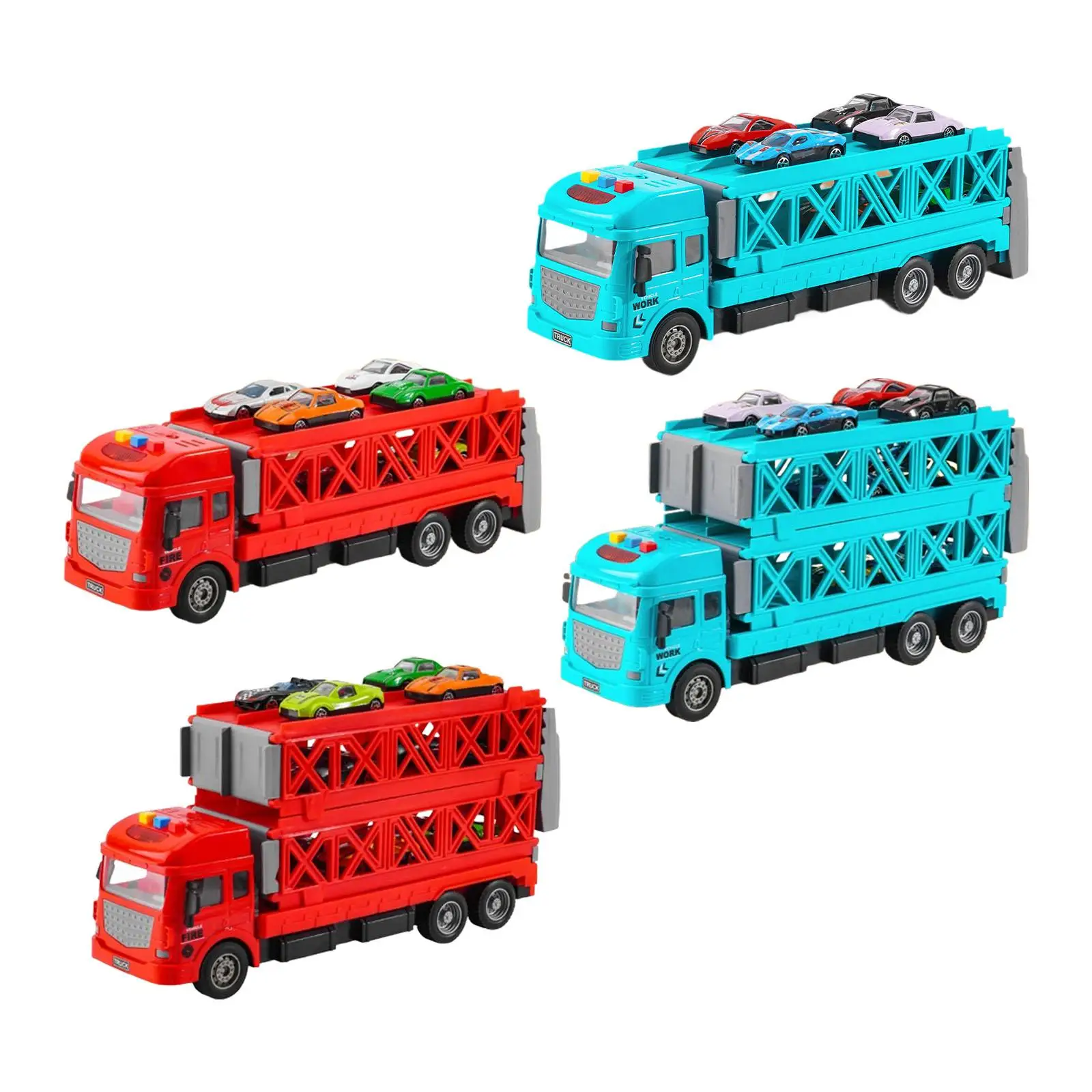 

Cars Storage and Transporter Toy Truck Transport Truck Toy with Cars Transport