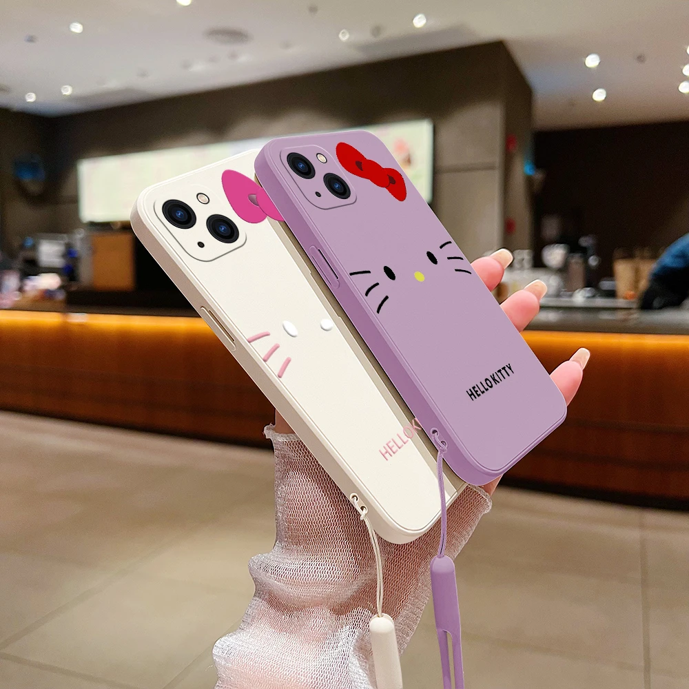 ハローキティのかわいいピンクの電話ケース,サムスンギャラクシーs23,s22,s21,s20 Ultra plus,s10,s9,s10e,Note 20 ultra,10, 9 plus