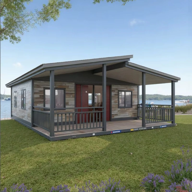 20ft Prefabricated Modular Houses Foldable Container House Complete Expandable Prefab House 2-3 Bedrooms Customized