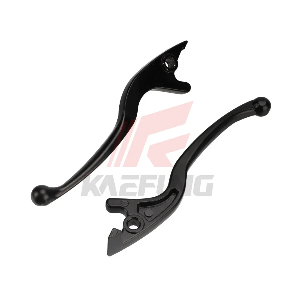 Motorcycle Left / Right Side Black Hydraulic Brake Handle Lever Aluminum Alloy Black Replacement For Scooter Motorcycle Moped