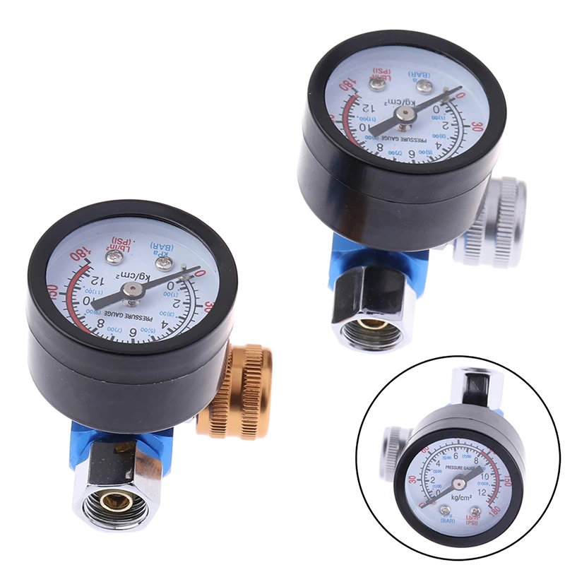 

1/4NPT HVLP spary gun regulator air pressure gauge regulator for spray gun