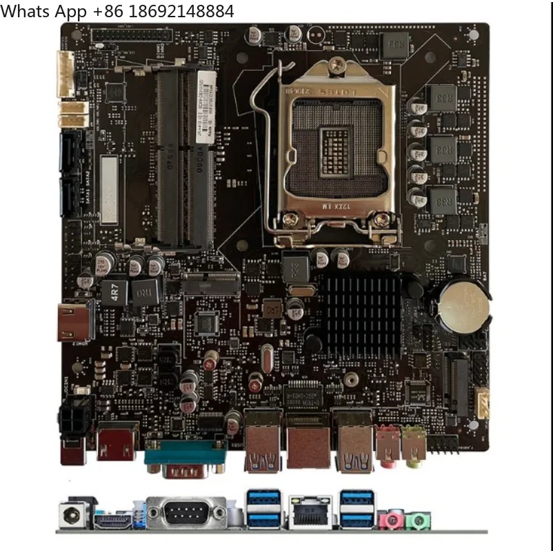 H610I H510I Mini ITX All in One Motherboard 170x170mm LGA1700 Socket Support 12th Gen CPU Mainboard