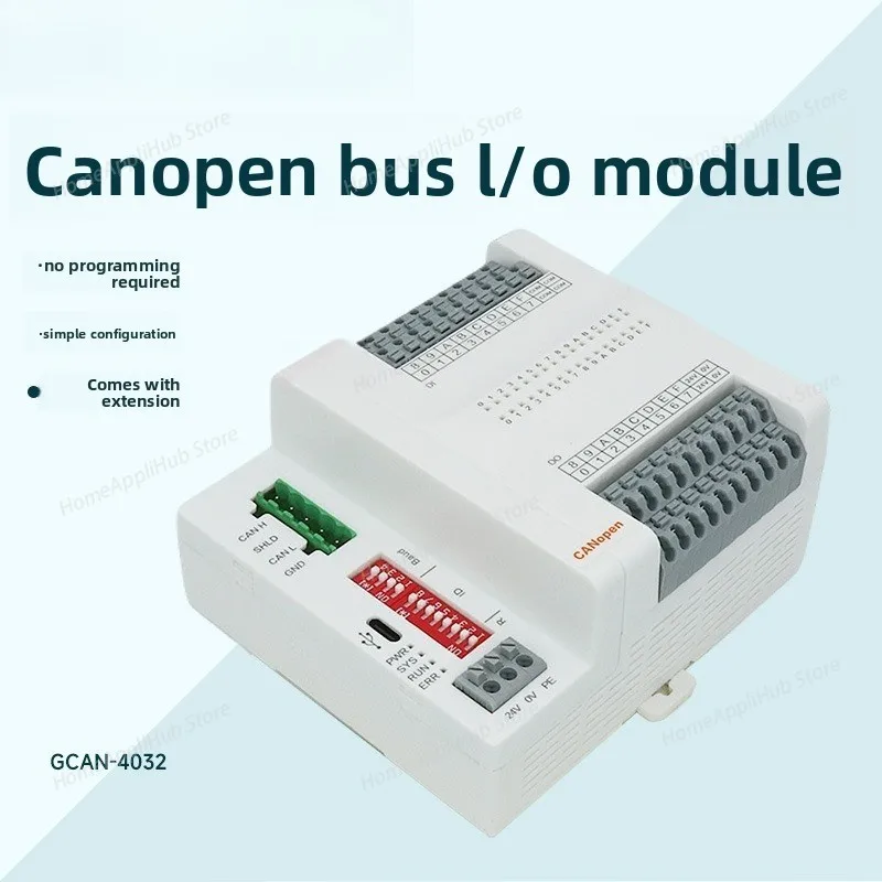 Program-Free 16-Channel DI/DO Bus I/O Module with EtherCAT and CANopen Support