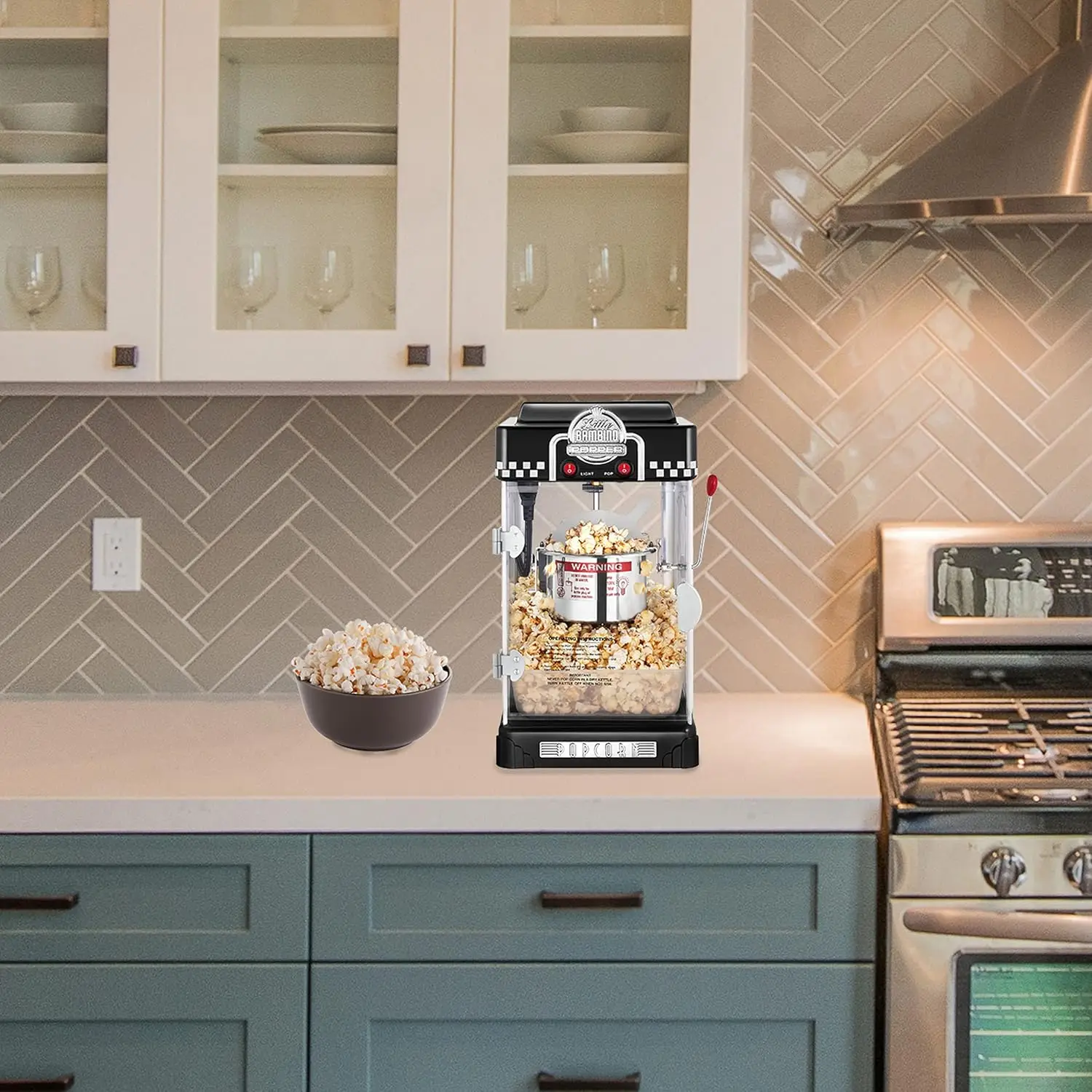 Great Northern Popcorn 83-DT5620 Northern Company GNP BlackGNP Little Bambino 2-1/2 أونصة آلة Popcorn Popper ذات الطراز القديم، 2. #4