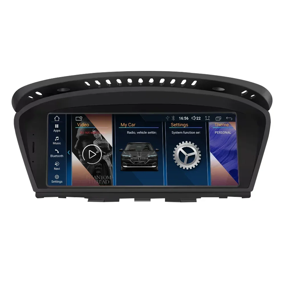 LELV Android 14 Car Multimedia Player For BMW E60 E61 E92 HD IPS Touch Screen Radio GPS Stereo WIFI 4G SIM 8core