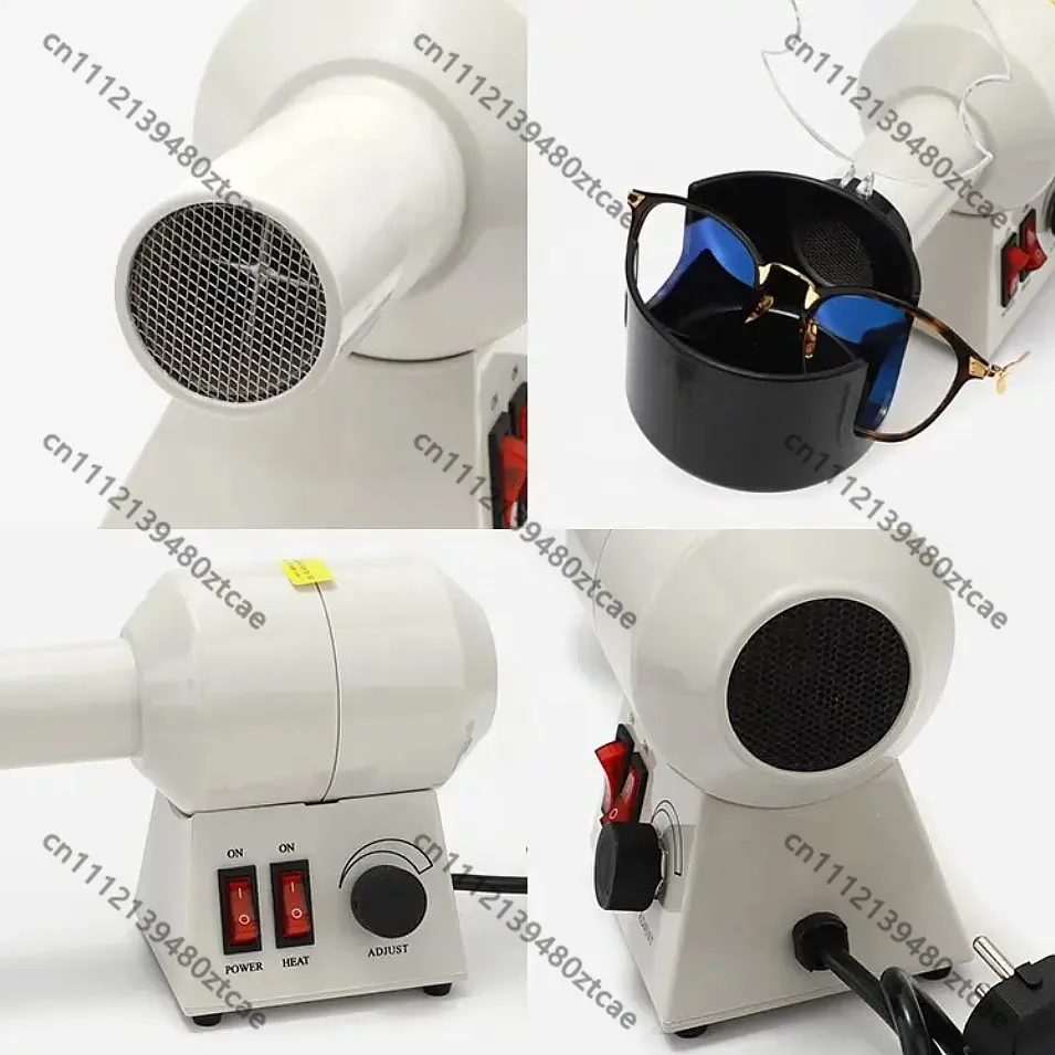 CP-19A Eyeglass Frame Heater Optical Frame Warmer Adjustable Temperature Quiet Heating Tool for Glasses Repair view 6
