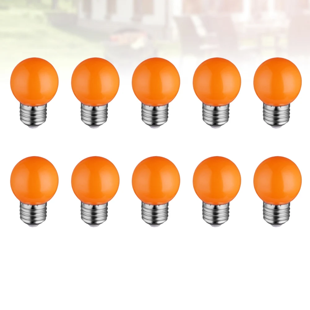 

10Pcs Color LED Light Bulbs Waterproof for Garden Party Wedding Decoration Easy Install Remove E27 Color LED Light