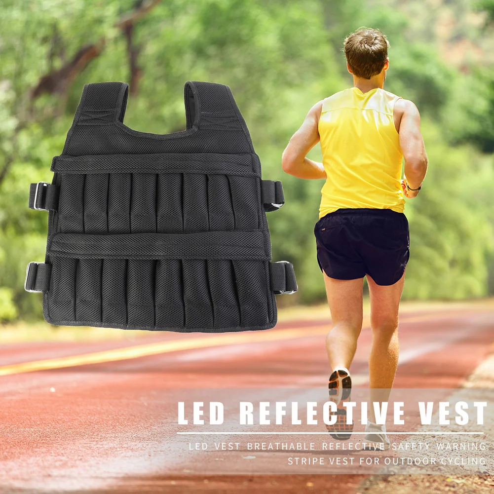 

3/15/35kg Workout Weight Jacket Adjustable Exercise Vest Workout Equipment for Running Training Workout Jogging Walking