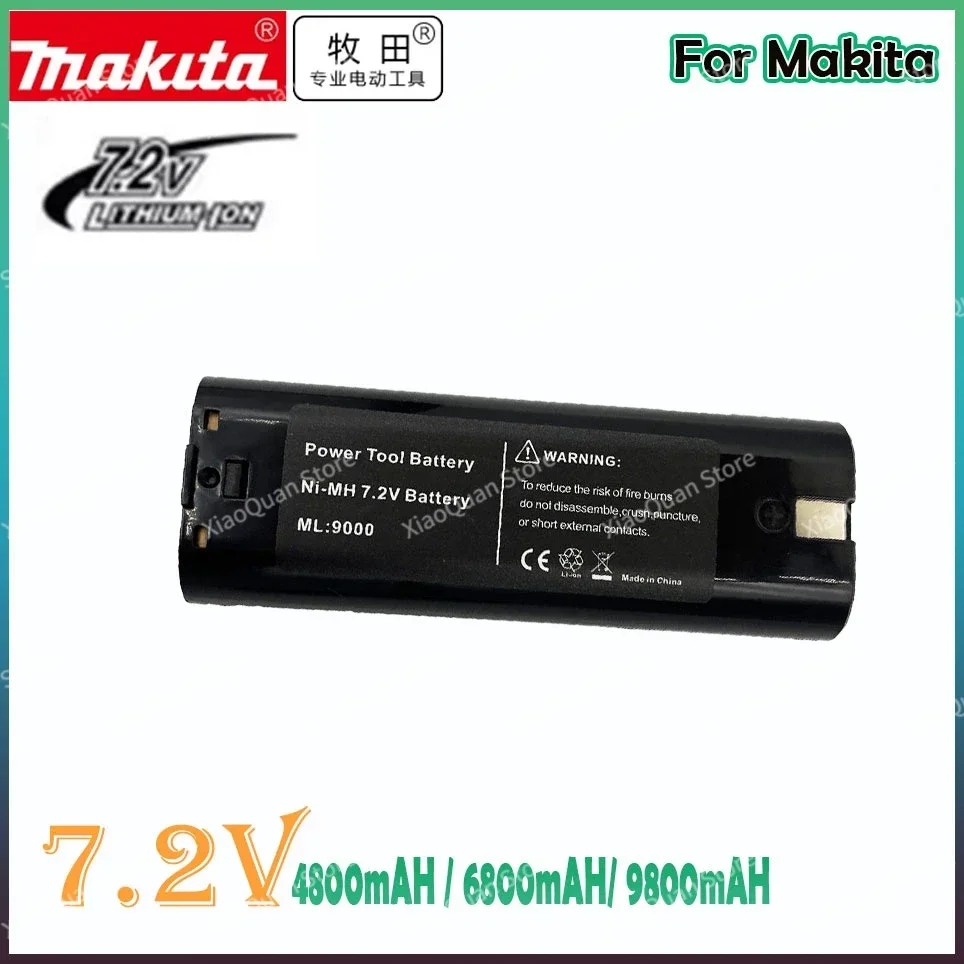 7.2V 4800mAh Ni-MH Replacement Battery For Makita 7000 7002 7033 191679-9 192532-2 192695-4 632002-4 632003-2 7.2V Battery