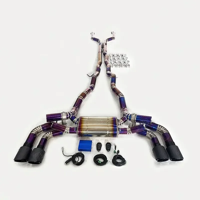 New Stock Hot Sell Factory Direct Sell New Stock Titanium Exhaust Catback for BMW G90 M5 S58 4.4 2025+ Valved Exhaust System