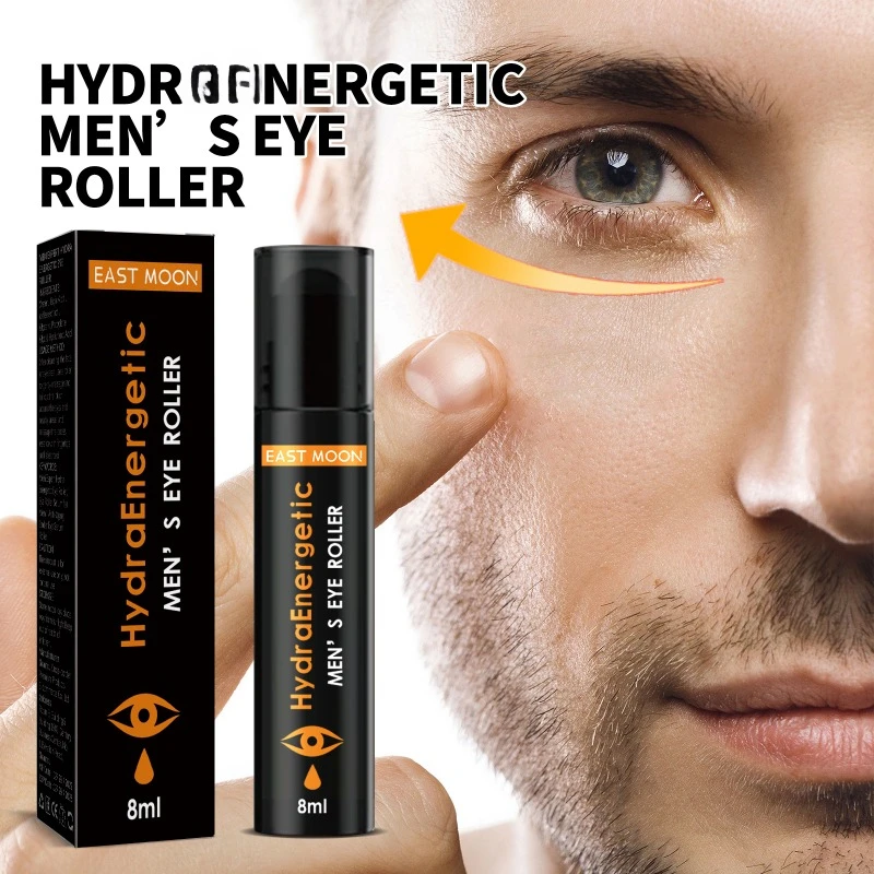 Rouleau pour les yeux raffermissant pour hommes, estompe les ridules, anti-poches, améliore les poches sous les yeux, élimine les rides, hydrate, soin des yeux