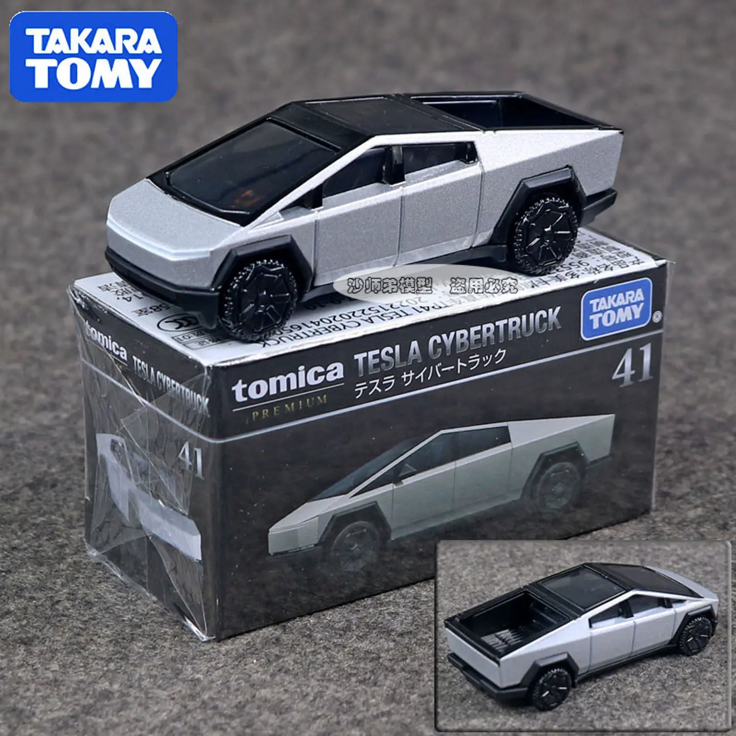 다카라 토미 토미카 TP41 테슬라 사이버트럭 프리미엄 합금 자동차 장난감 다이캐스팅 금속 모델 컬렉션 소년의 생일 선물