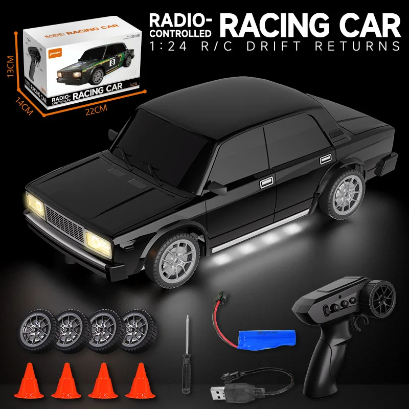 

Универсальная радиоуправляемая дрифт-машина 1:24, полноприводный гоночный автомобиль с двумя моторами, скорость 20+ км/ч, бесступенчатая регулировка скорости, сменные шины, игрушка для мальчиков и девочек