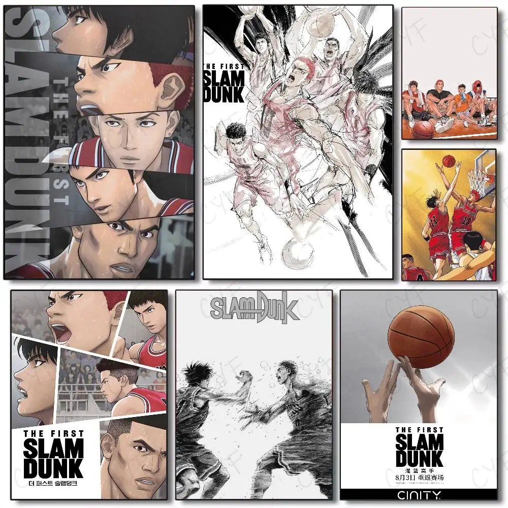 1Pc The First Slam Dunk Poster Living Room Wall Art Garage Room Decorwater Proo…