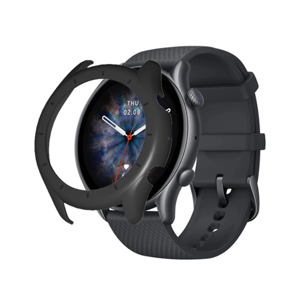 Protetor de tela cheia para amazfit gtr 3 pro case + vidro temperado peça única capa para amazfit gtr3 gtr 3 shell чехол