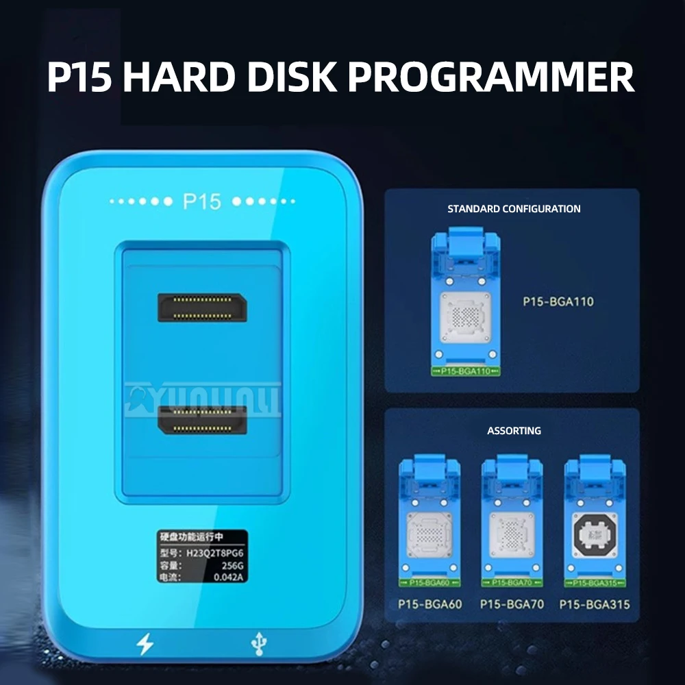 P15 Hard Disk Test Stand BGA110 BGA60 BGA70 BGA315 315 Hard Disk Module P13 Programmer