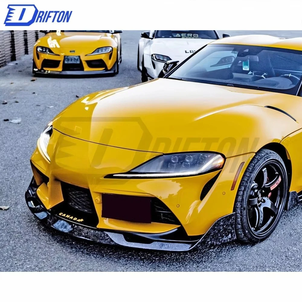 Forged Carbon Fiber Aimgain Style Front Lip for Toyota Supra MK5 A90 A91 GR Body Kit
