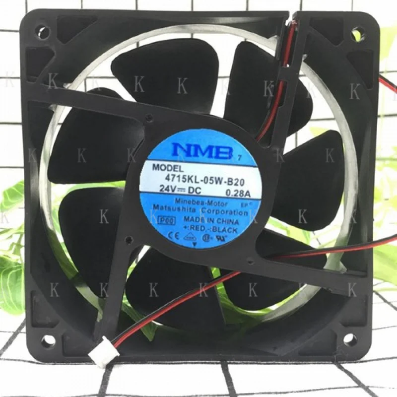 C   FOR NMB-MAT 120*120*38MM Fan 4715KL-05W-B20 24V 0.28A 2 Line Inverter Fan
