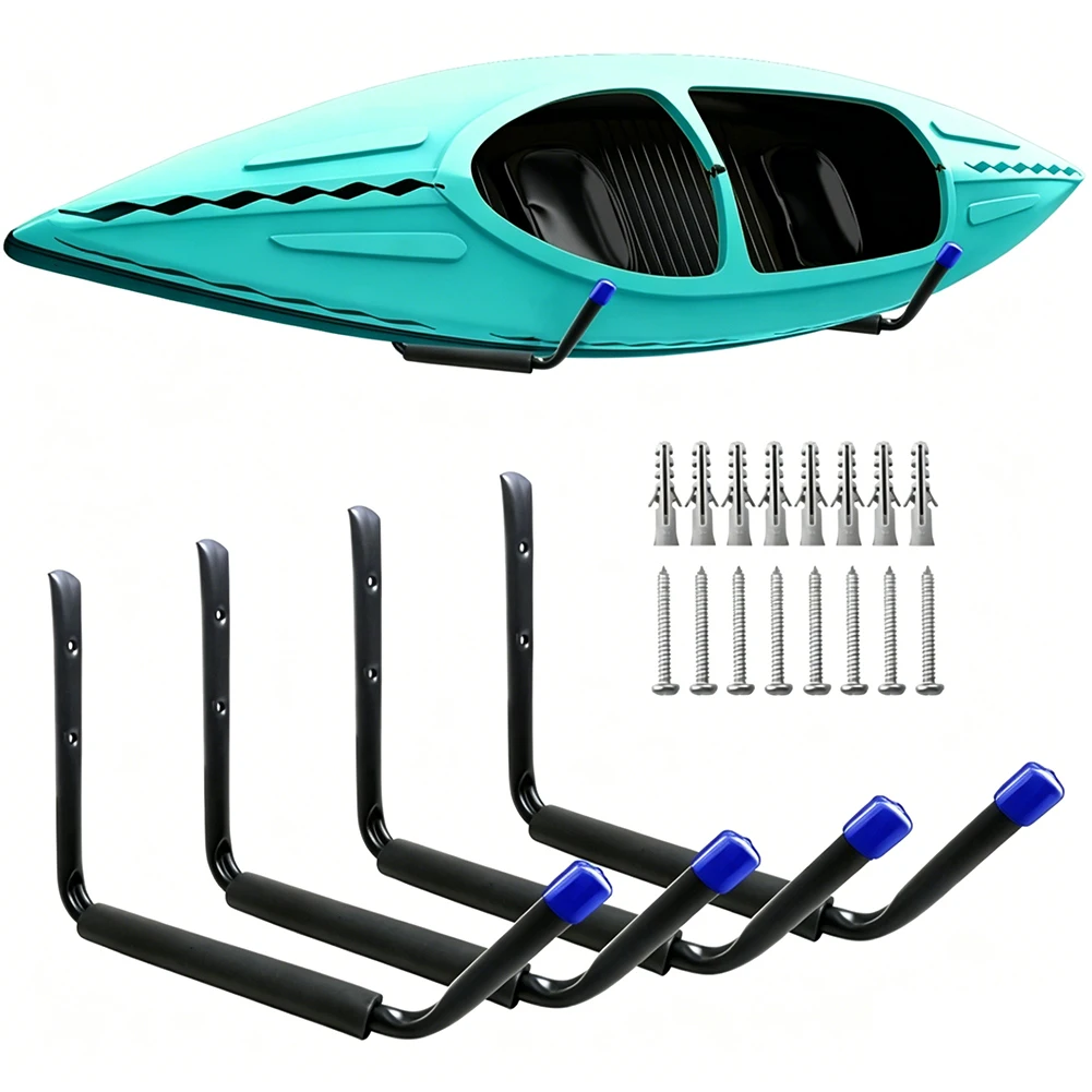 For Surfboard Hanging for canoe Wall Bracket Wall Mounted Rack Secure for kayak Storage Solution for kayak Storage Hooks