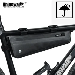 Rhinowalk Bike Triangle Bag Waterproof Bike Frame Front Tube Bag Cycling Bag Triangle Pouch Frame Holder Bicycle Accessories
