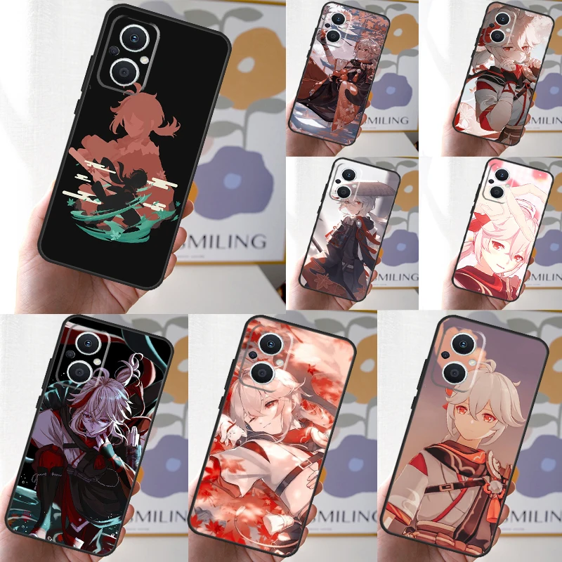 Kazuha Genshin Impact Game Phone Case For OPPO Reno 11 F 10 Pro 4 5 6 7 8 Lite 4Z 5Z 8T OPPO Find X6 X5 Pro X2 X3 Lite